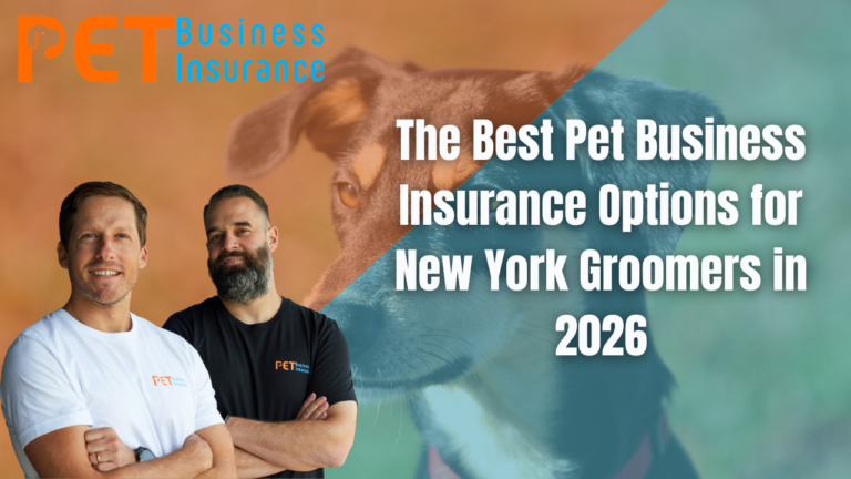Pet business insurance options for New York groomers in 2026 with coverage types explained