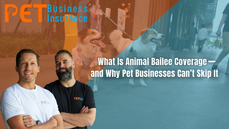 Pet Business Insurance - What is Animal Bailee